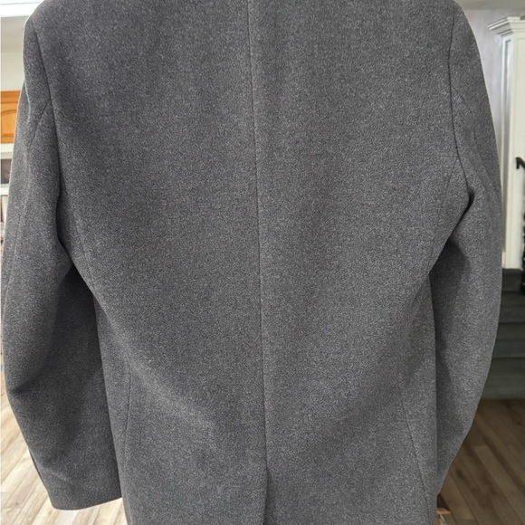 Calvin Klein Men’s Wool Coat Medium Grey, Slim-Fit 42L, 3 button - Picture 7 of 7